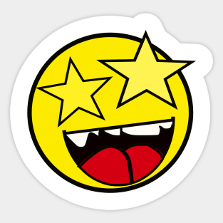 Toothy Smiley Sticker